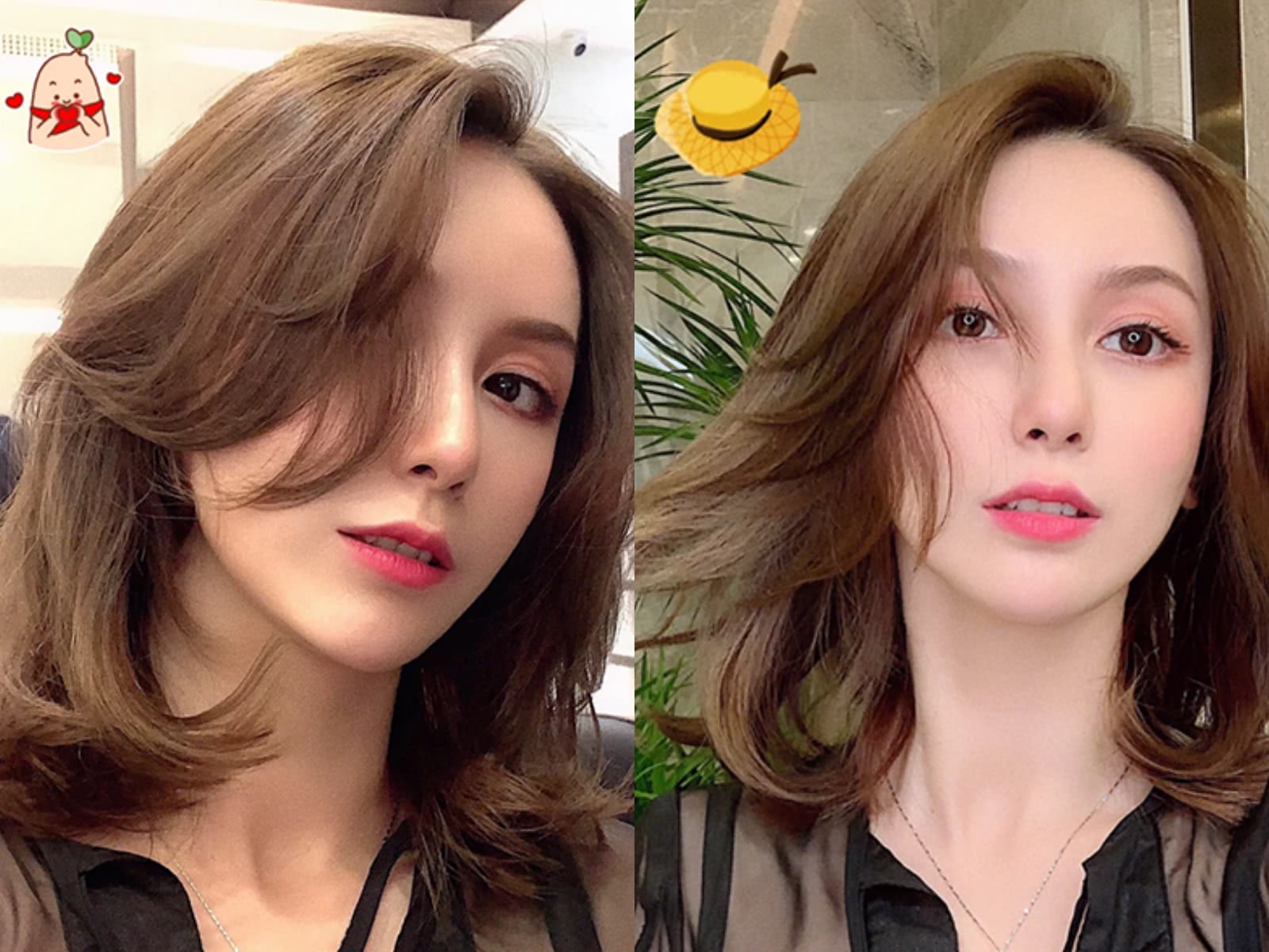 2019年最显甜美的八字刘海造型烫,适合各种脸型,显瘦更减龄