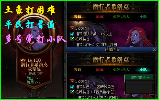 DNF：希洛克4种模式门槛分析，最低500亿，最高5000亿