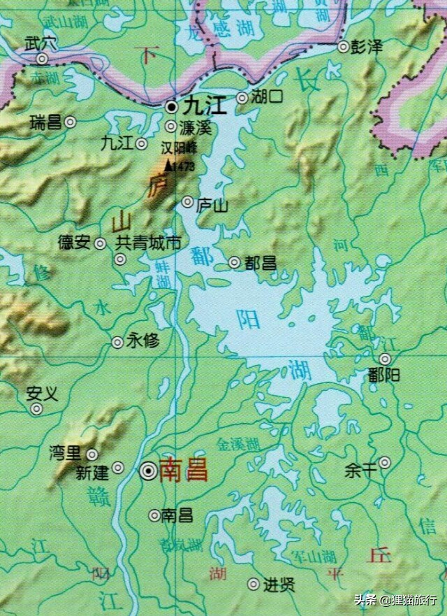 江西鄱阳湖划界,属于南昌市,上饶市,九江市