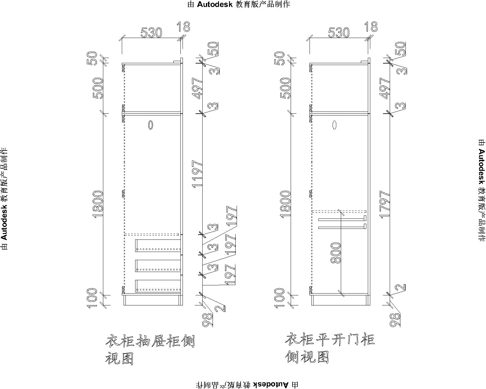 全屋定制设计师必学知识之衣柜门板拆单，顶线下料，五金配件填写