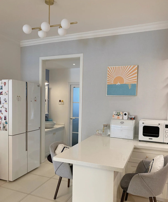 88㎡治愈系美宅，干爽清新一眼就把人迷住，处处都像是美景