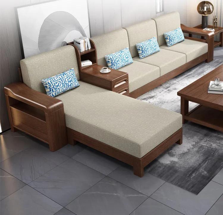 真皮沙发过时了，“新中式”实木沙发结实耐用，整洁美观，太机智