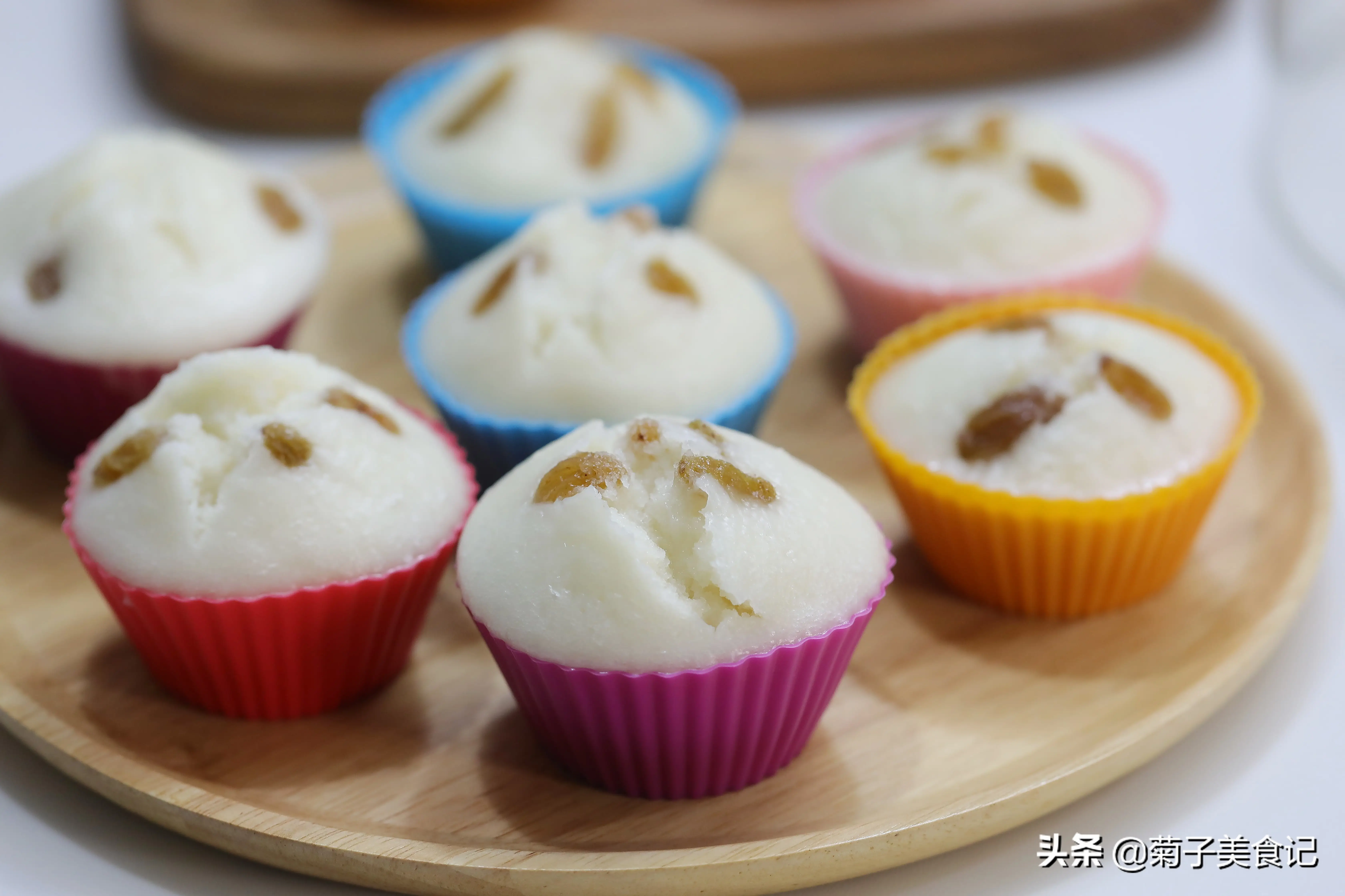 20年前卖2毛钱1个的大米发糕，筷子简单一搅，松软开花零失败