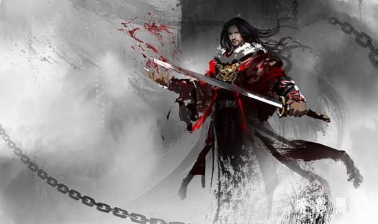 井中月是鲁妙子给寇仲的,寇仲接过时看似不过是一把锈迹斑斑的刀,但是