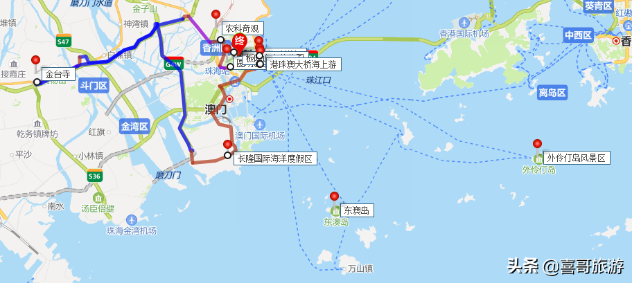 广东珠海十大景点有哪些？自驾游玩如何安排行程路线？