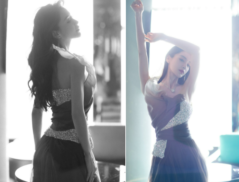 Baby现身商场裙摆太乱!一旁工作人员下蹲整理,杨颖当场弯腰致谢