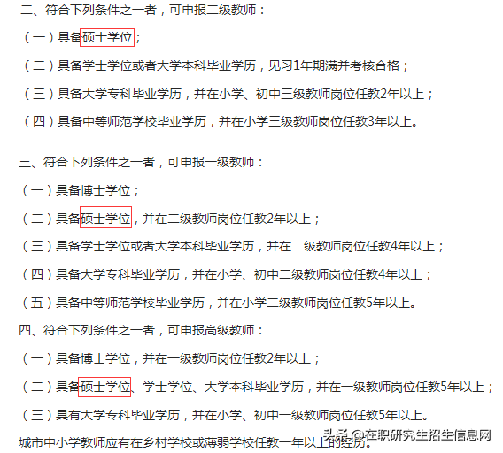 在职研究生可以评职称吗？