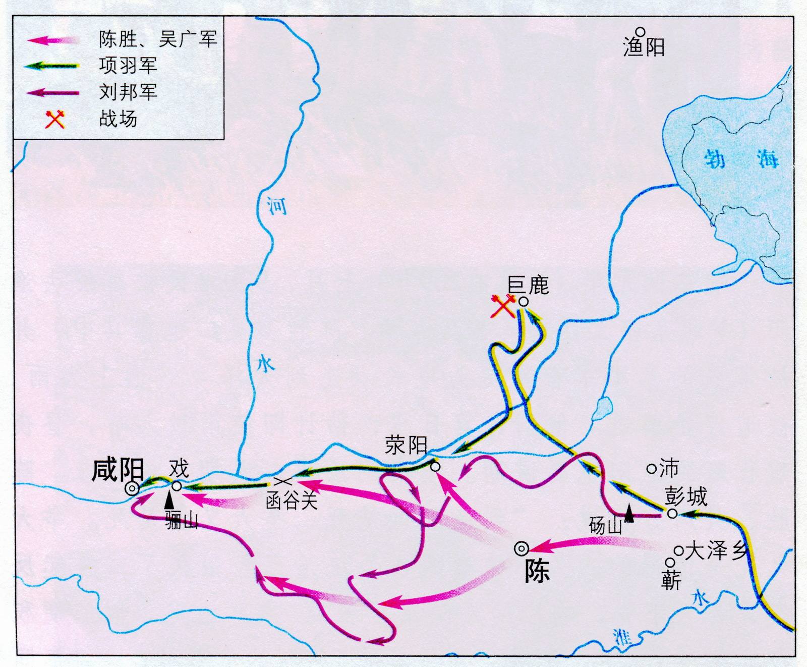 秦朝末年,率先起义的陈胜,吴广,最终都是什么结局呢?
