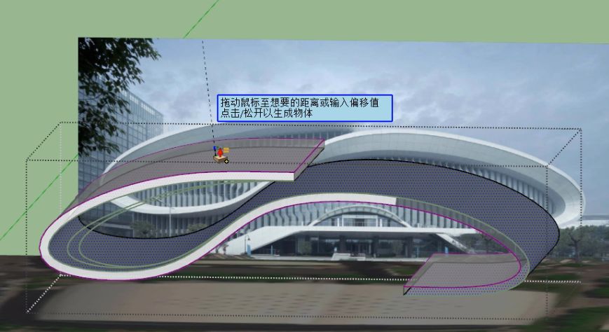 世界杯体育场建筑模型(异形体育馆设计，SU三两下就建模完成)