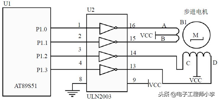控制步进电机单片机控制直流电机