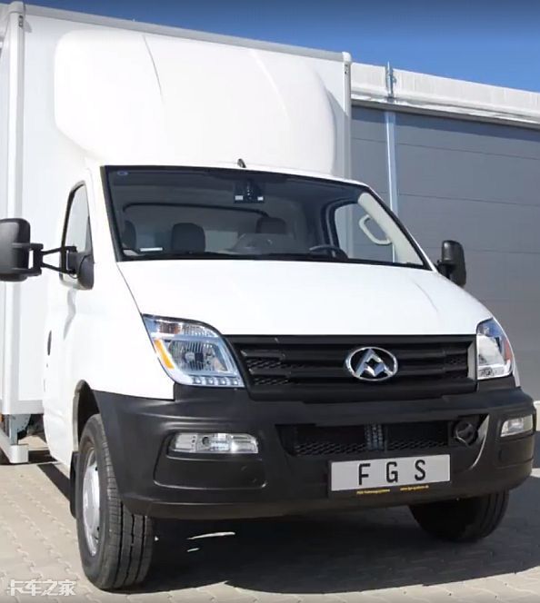 这家德国改装厂真会玩,把上汽大通ev80封闭货车改成了电动轻卡