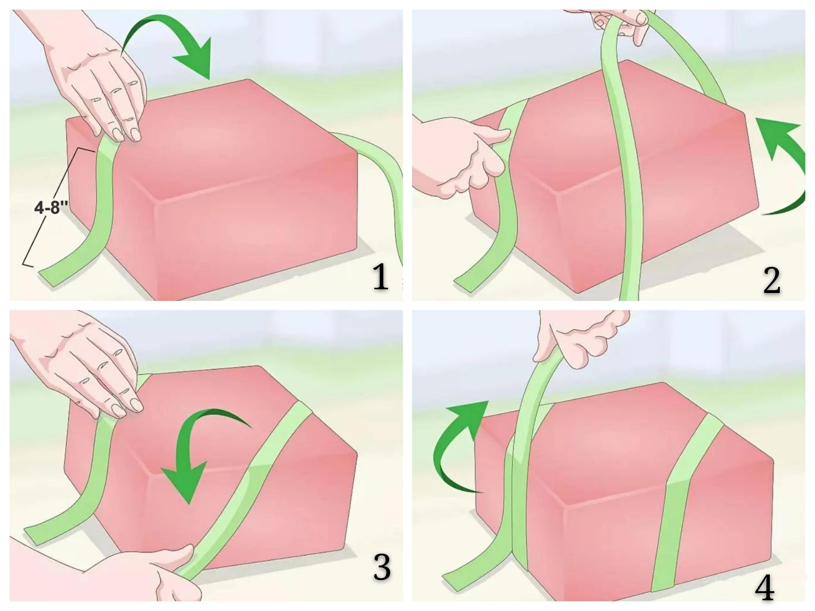 花艺培训｜花艺蝴蝶结—礼盒蝴蝶结系法