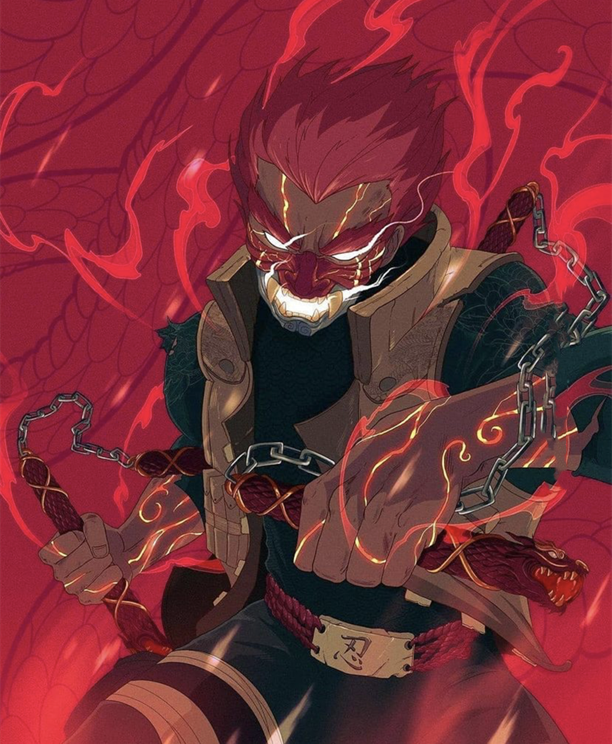 戴面具实力好像就会提升,日漫中总喜欢用面具来营造人物的神秘感