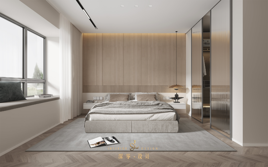 三室两厅的装修典范，136㎡客厅封一半，书房洗衣房杂物间都有了