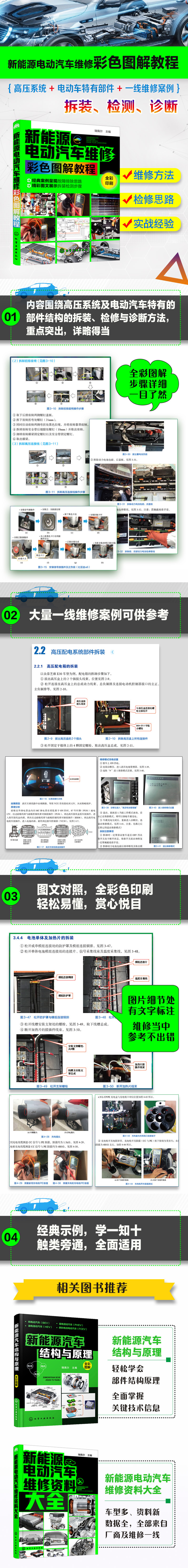 新能源电动汽车维修技术入门的首选（拆装+检测+诊断+案例）