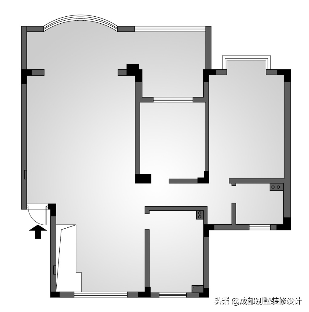 236㎡别墅装修设计，极简空间设计，来看高级知识分子的奢华生活