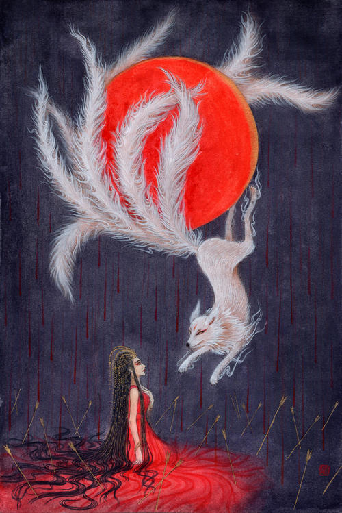 心月狐,中国神话中的二十八星宿之一,即心宿,东方七宿第五宿,为狐