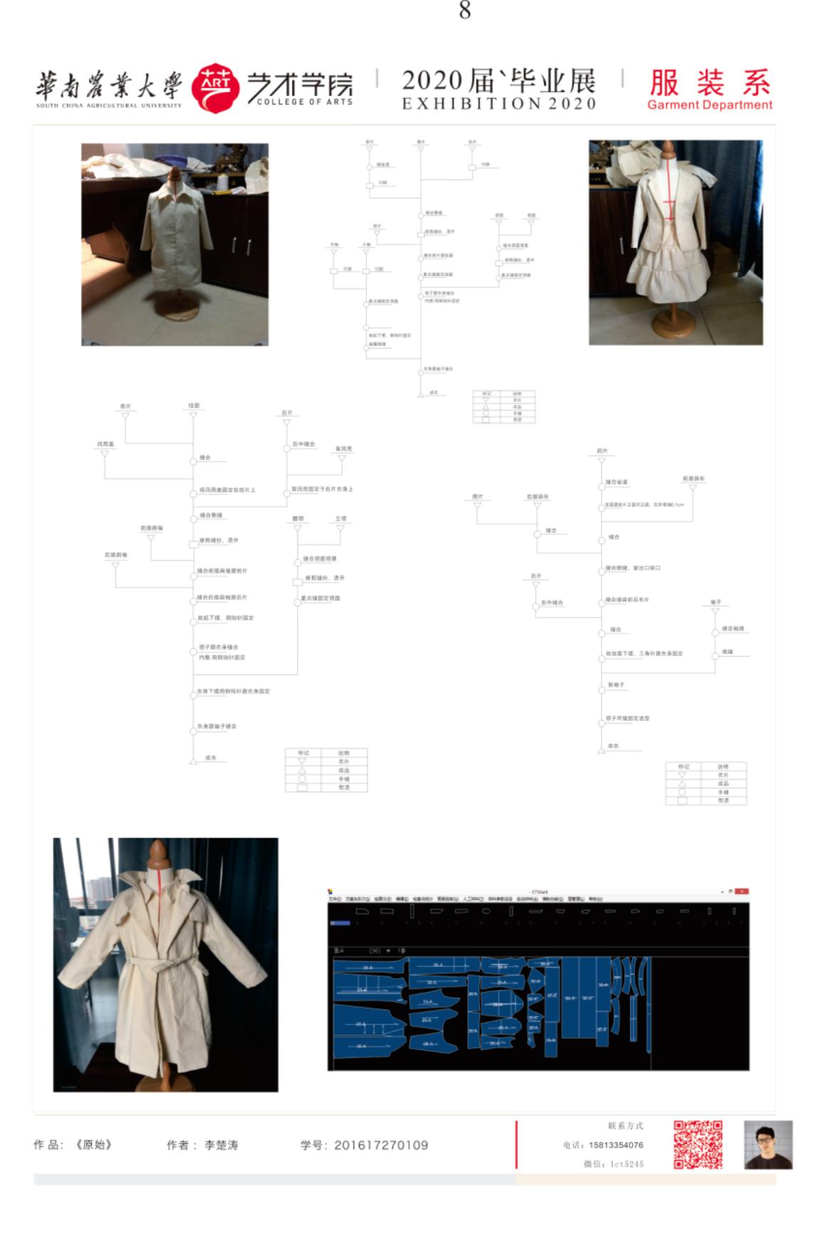 华南农业大学艺术学院服装设计与工程专业毕业展示（一）