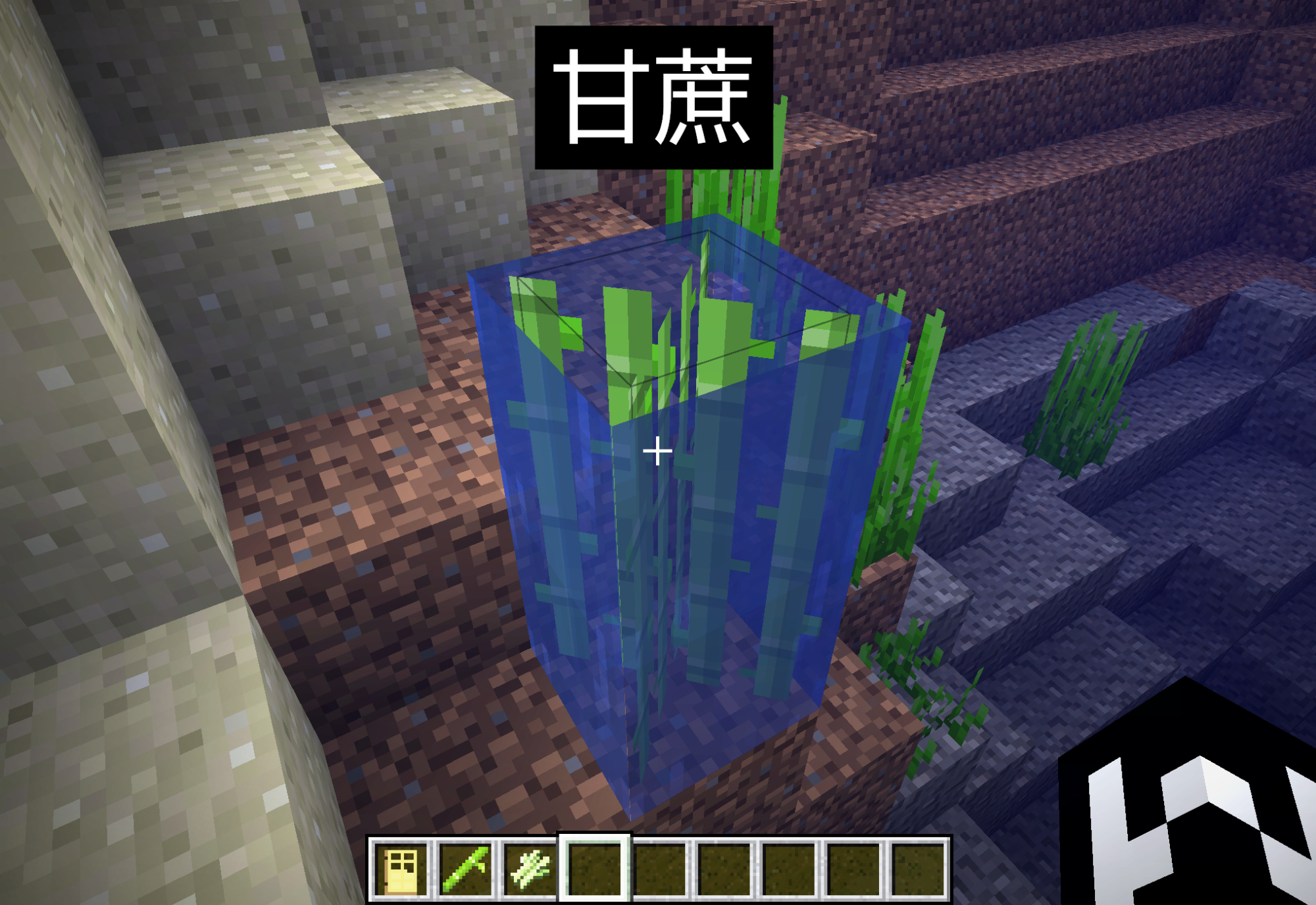 如何在Minecraft获得“水下空气”？大佬：一个甘蔗就能搞定