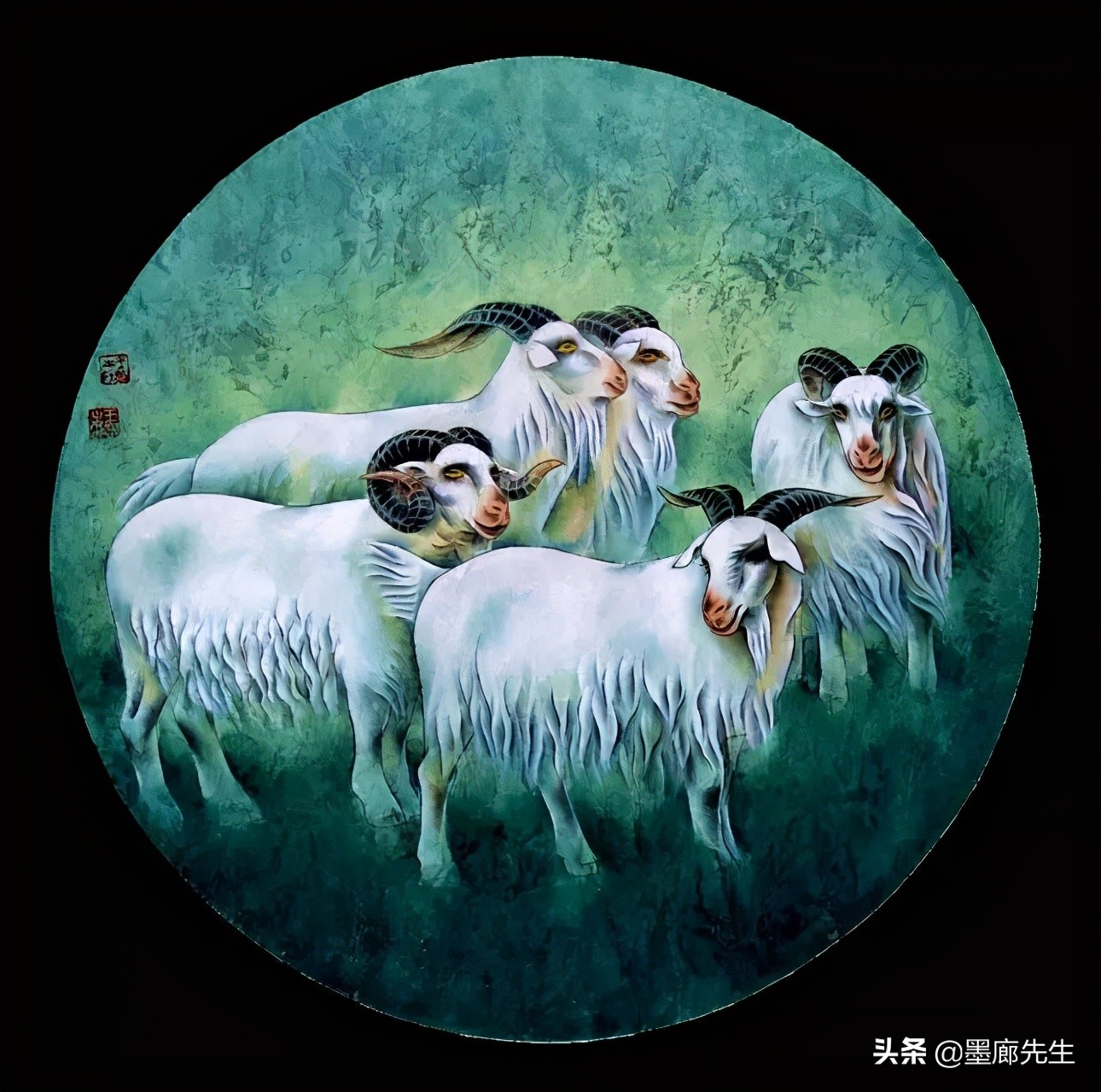 精选100幅画羊美图供大家学习收藏