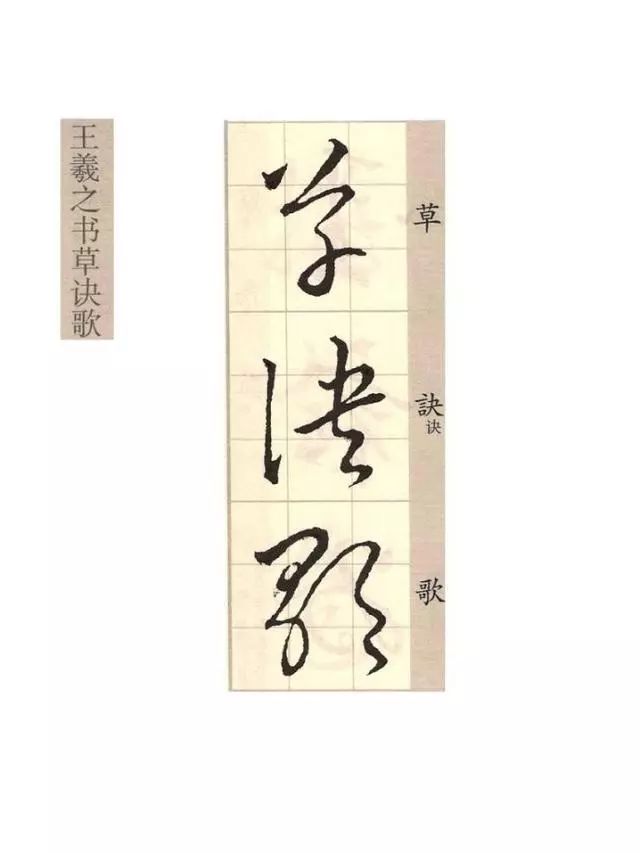 王羲之《草诀歌》解读