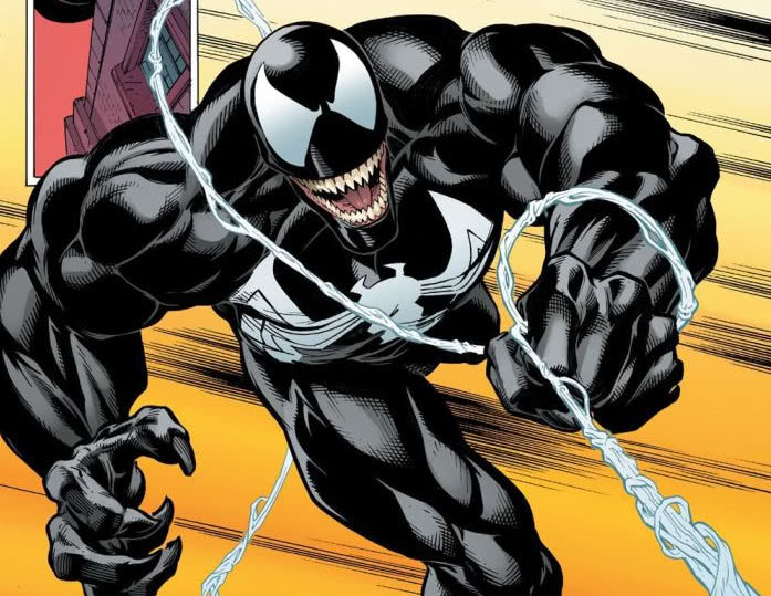 在和共生体结合之后,埃迪发现这件活的战衣能够给他带来强大的能力