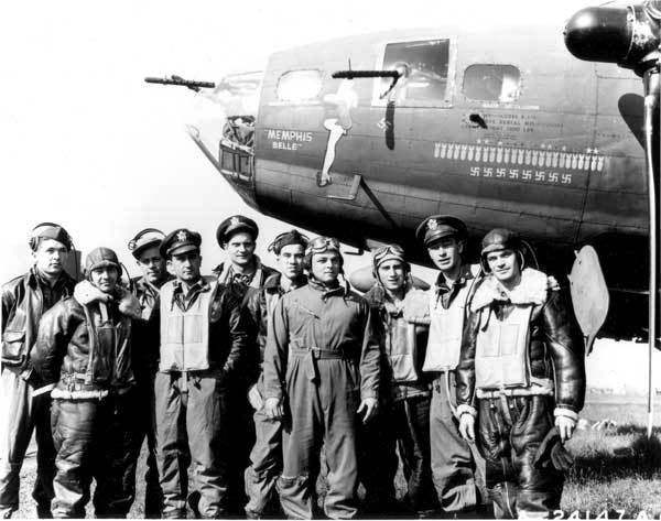 “孟菲斯美女”号和她的伙伴们，二战时期的空中堡垒是德军的噩梦