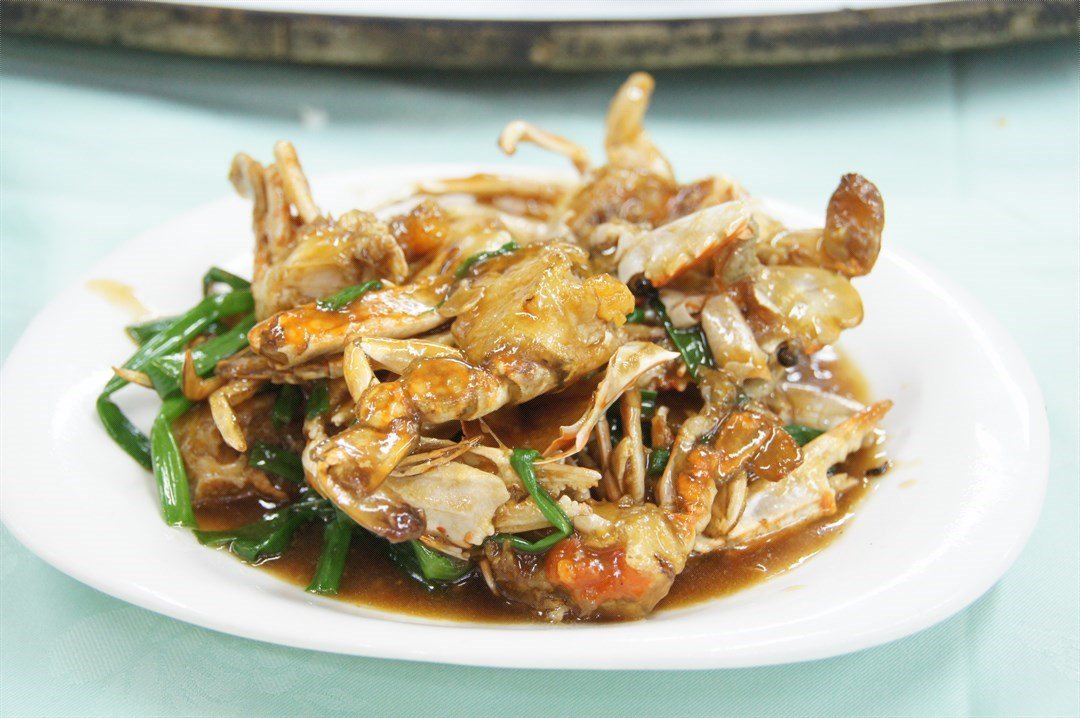 图片[2]-【豉汁南瓜焗花蟹】做法步骤图 咸香美味又解馋下饭-起舞食谱网