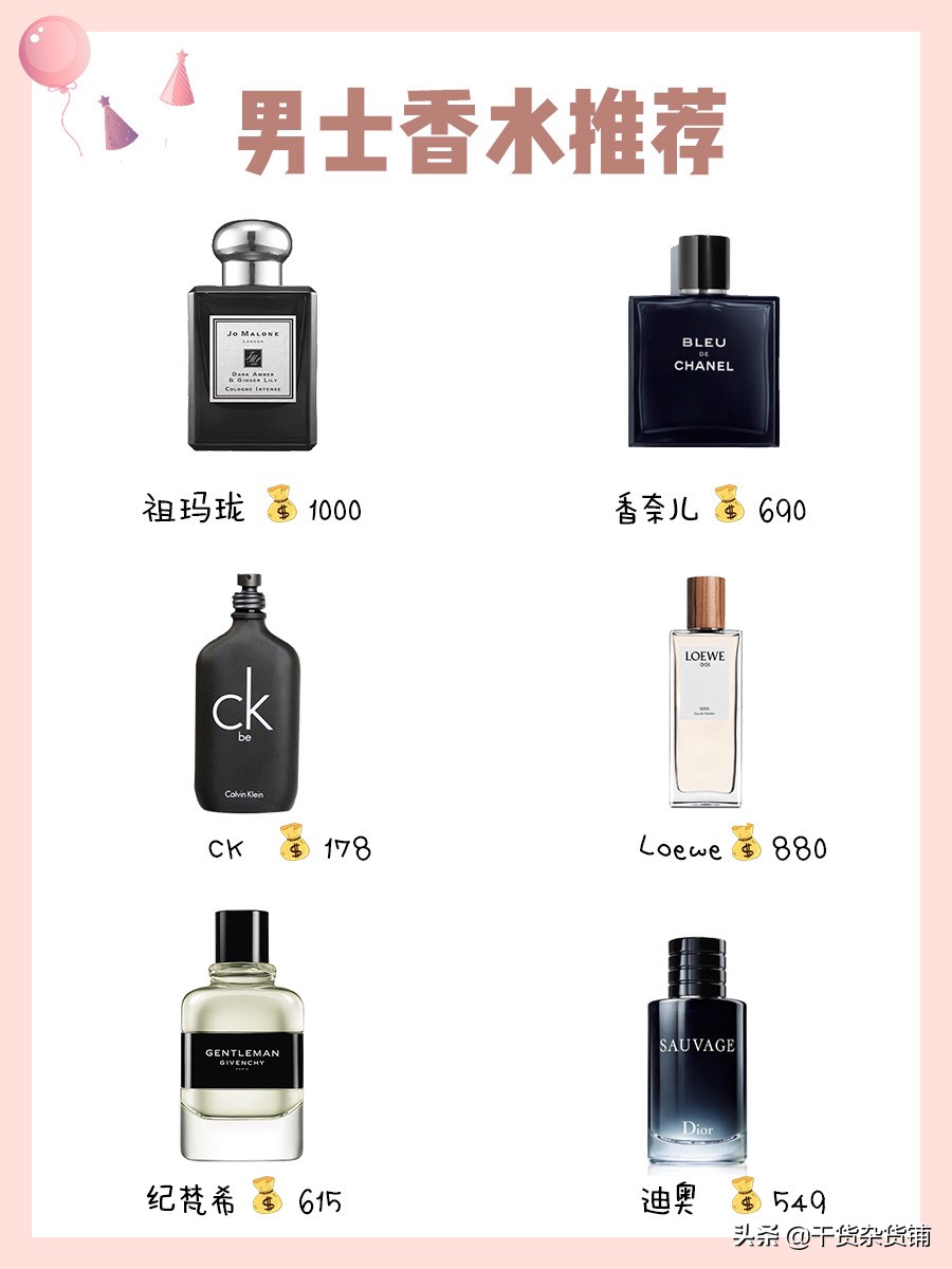 送男生的礼物清单，护肤品香水鞋子包包游戏，盲选都不会错
