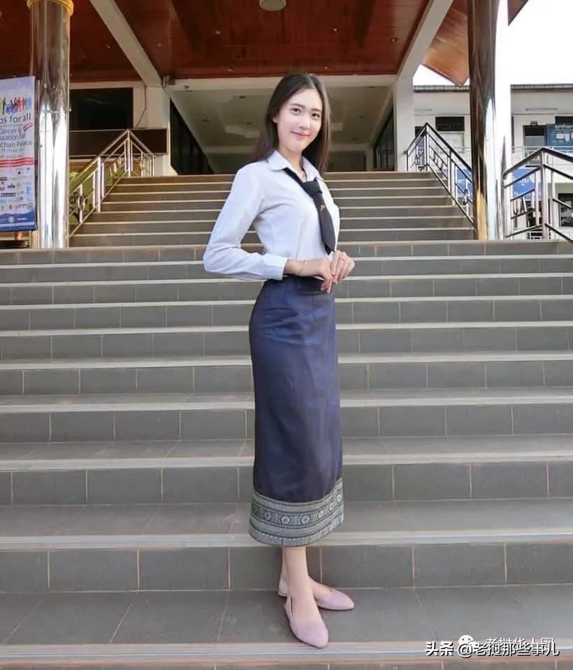 我要去老挝留学！老挝国立大学小姐姐们....太好看了