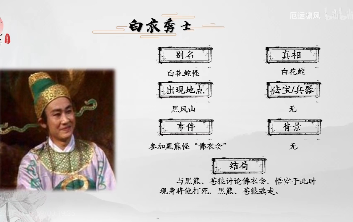 西游记妖怪全介绍