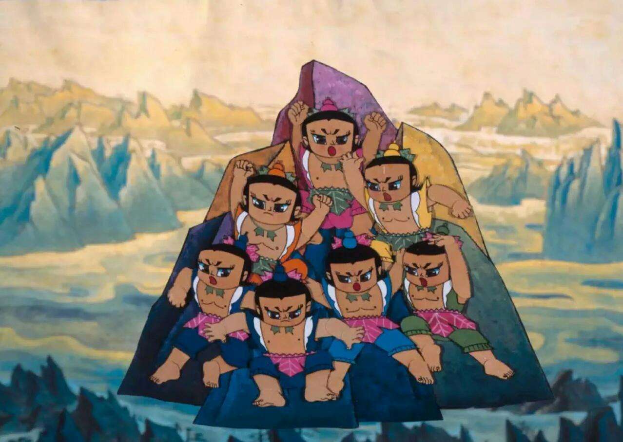 七个葫芦娃:本片的主角是由七个葫芦兄弟共同构成,每位主角的性格各不
