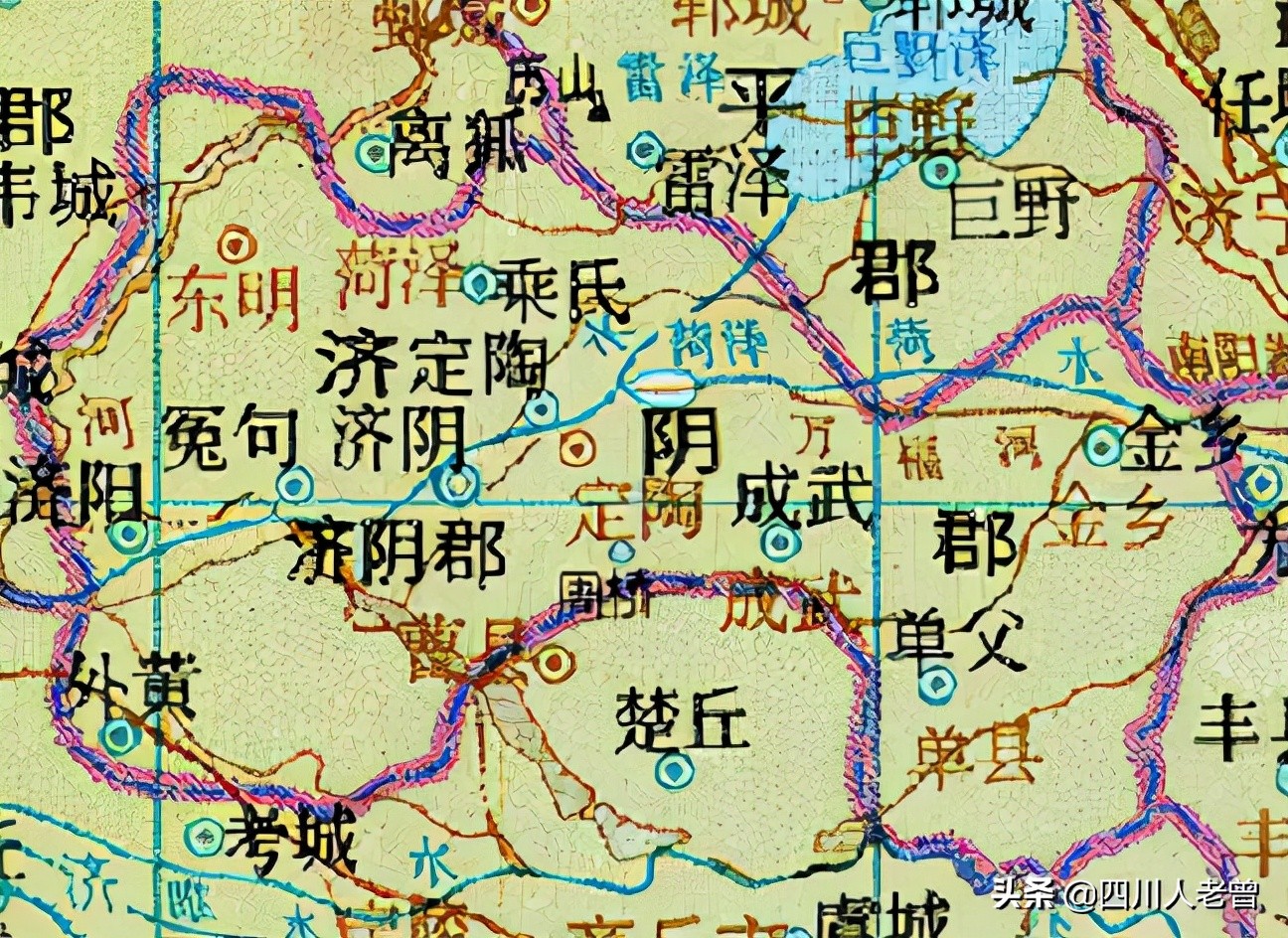 菏泽市下辖7县历史沿革