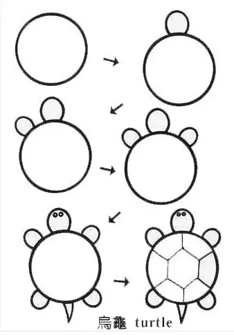 简笔画|幼儿园简笔画教程大全(100种),果断为孩子收藏!