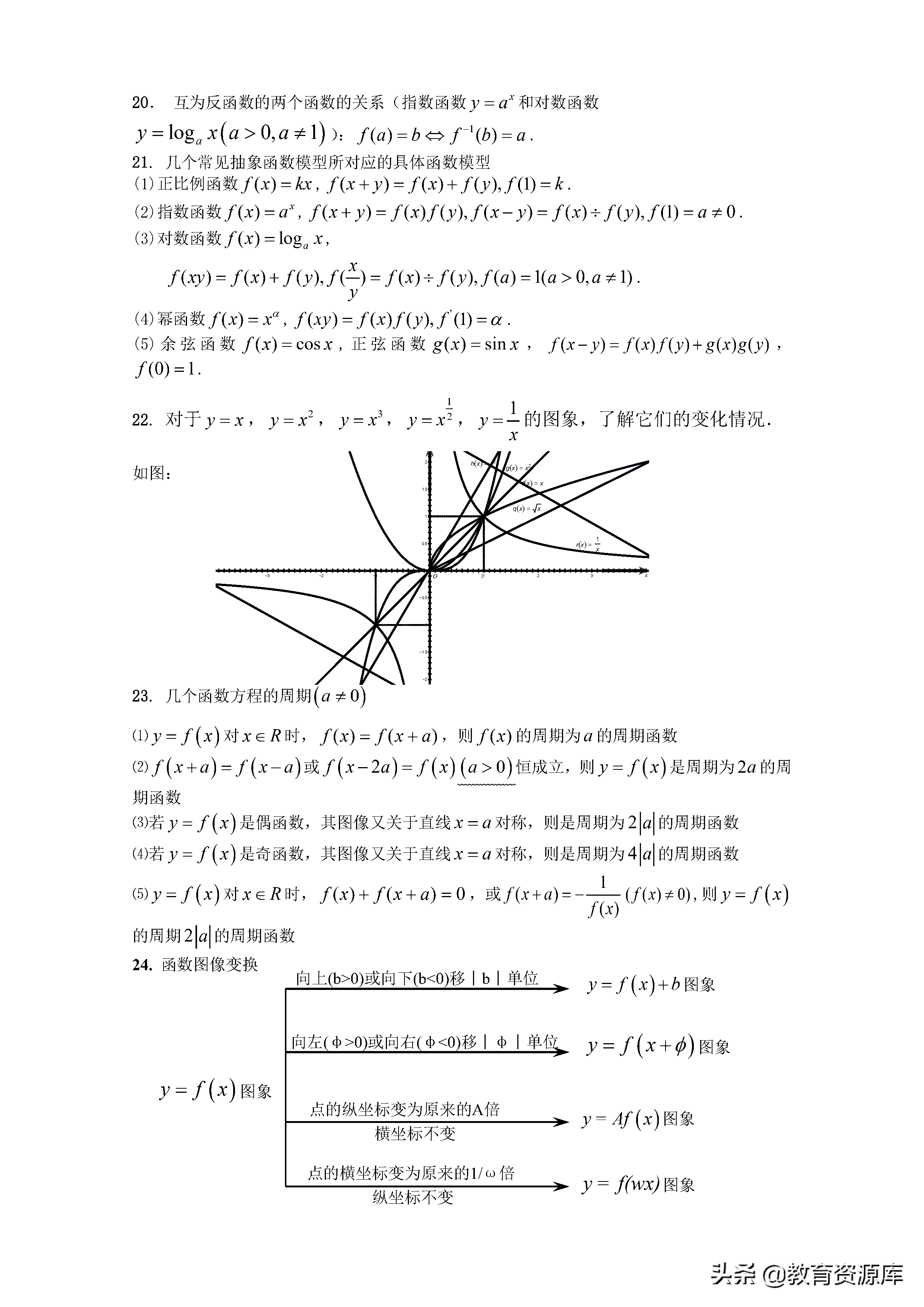 高中数学：高考数学（文科）公式大全及重要基础知识记忆检查