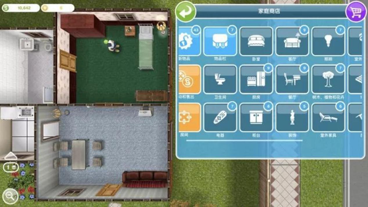 家居装修和游戏结合，梦想照进现实的感觉，产生奇妙的游戏体验
