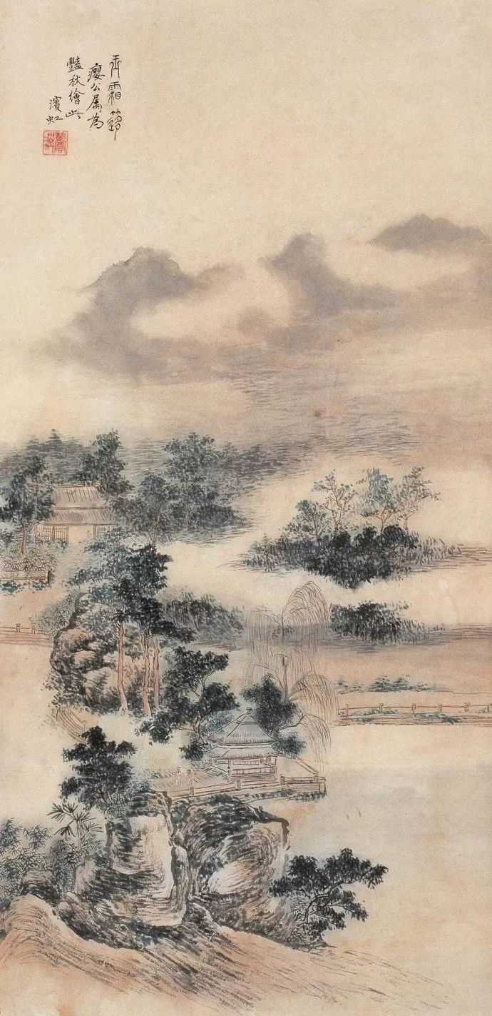 近代山水画家千古第一用墨大师（传统中国画四大家之一）