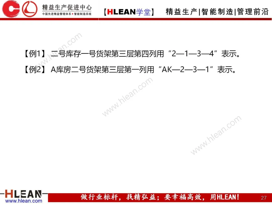 「精益学堂」仓库货位编码及储位管理