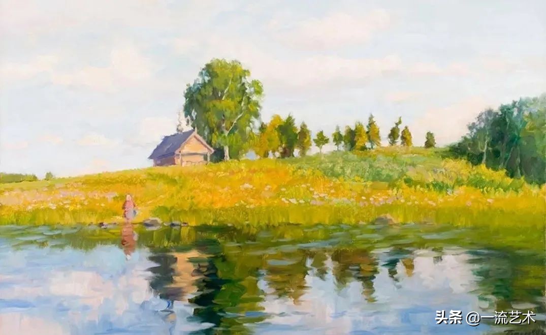 这位俄罗斯画家笔下安静的画面,彰显人与自然环境的和谐