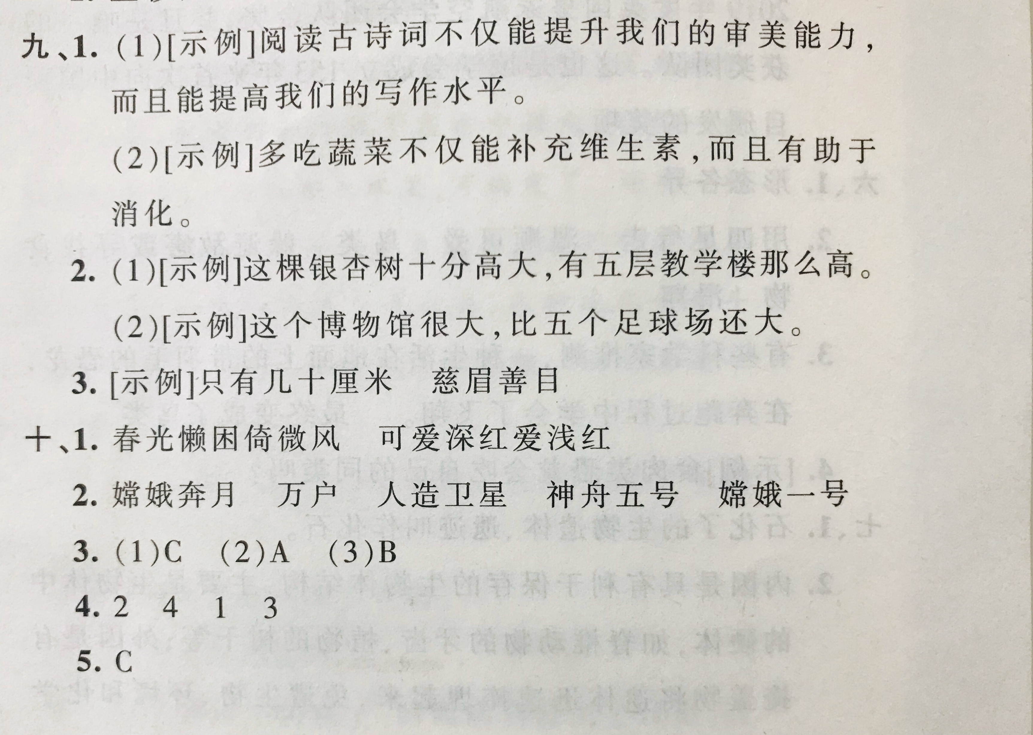 四年级语文1~4单元，专项句子和积累运用考点，孩子期末复习资料