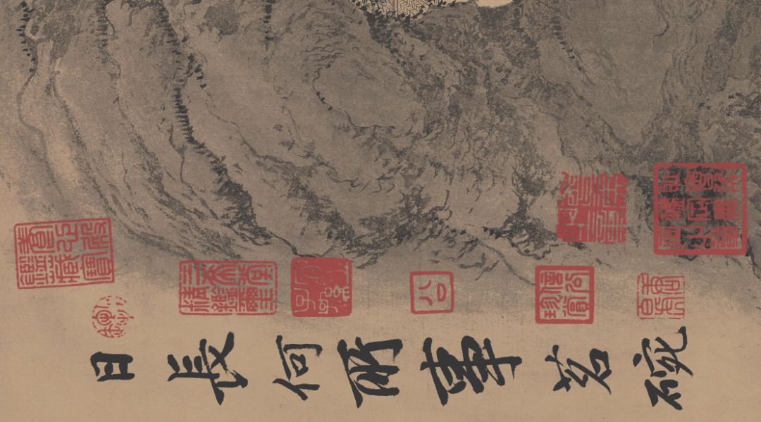 明 唐寅 事茗图 故宫博物院藏局部明 唐寅 柴门掩雪图 中國國家博物 