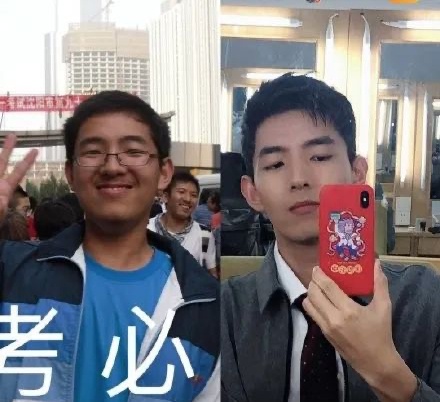 高考的颜值VS大学后的颜值，网友：变化真大，可以出道了