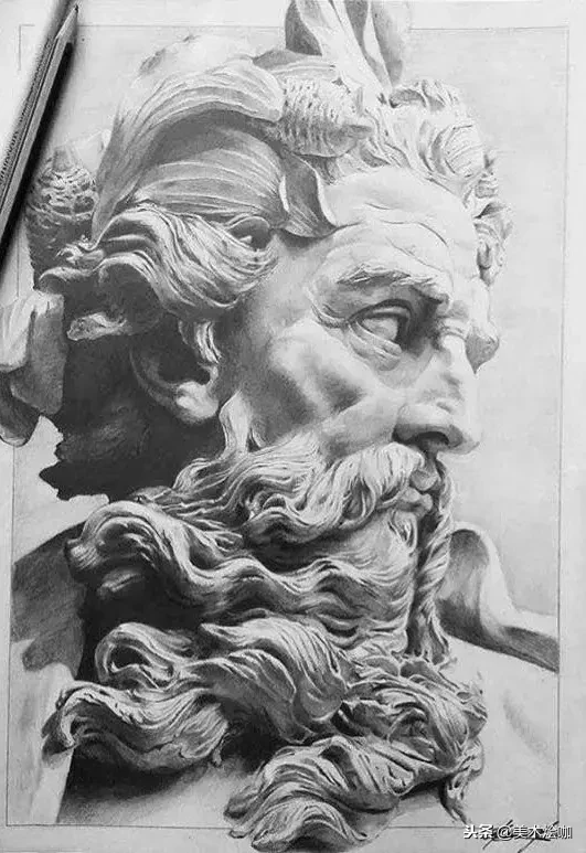 那些最难画的素描静物,画一次,被虐一次!(内附可临摹的原图)