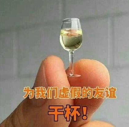 为我们的友谊干杯表情包合集