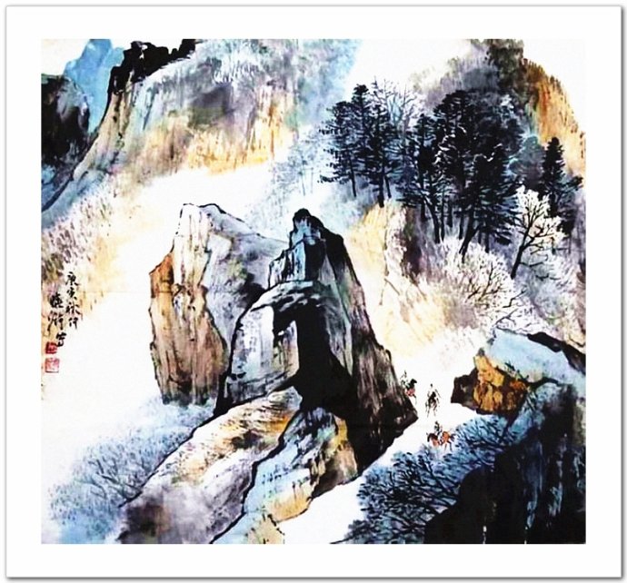 笔底情真 -- 曾晓浒山水画