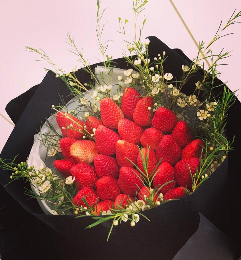 草莓花束一般包多少个草莓?三种包法最常用,你收到过哪种?
