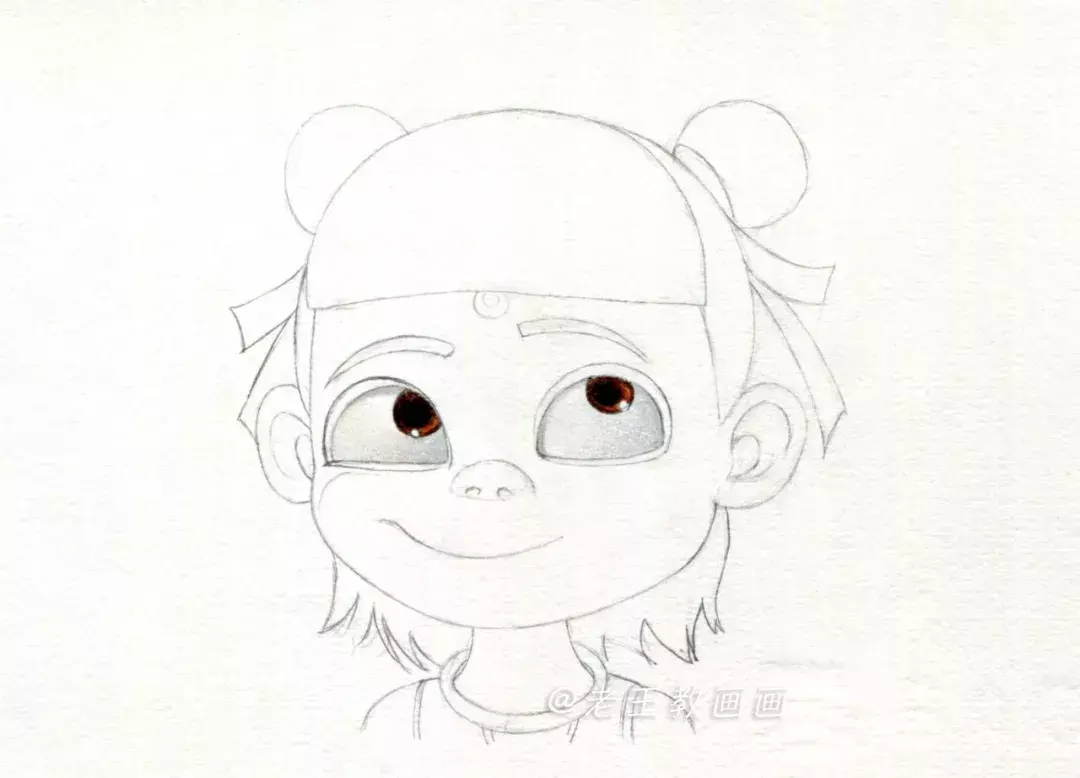 哪吒怎么画哪吒火了老王教你画丑萌的小哪吒