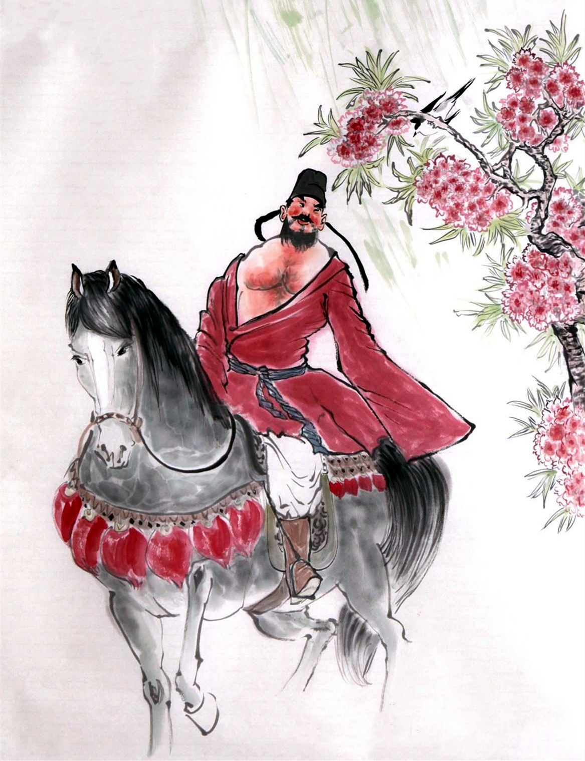 诗人金榜题名后兴奋不已，写下一首七绝，后两句诞生两个著名成语