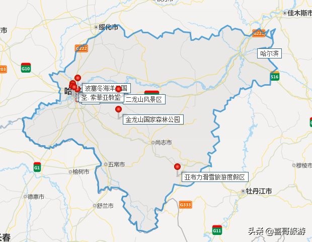 黑龙江哈尔滨十大景点有哪些？自驾游玩如何安排行程路线？