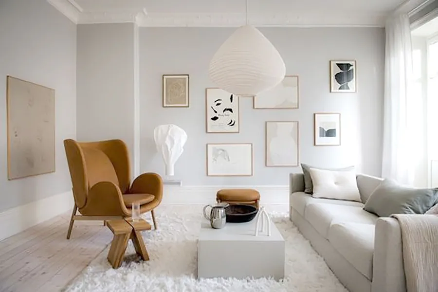 他家10㎡客厅好大！全靠布局技巧，大沙发放上还是宽敞